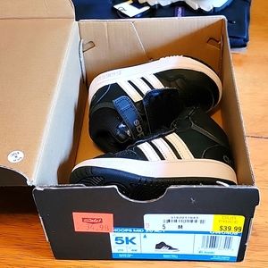 Adidas hoops mid sneaker worn once